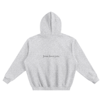 Jesus Loves You Fleeced Boxy Hoodie