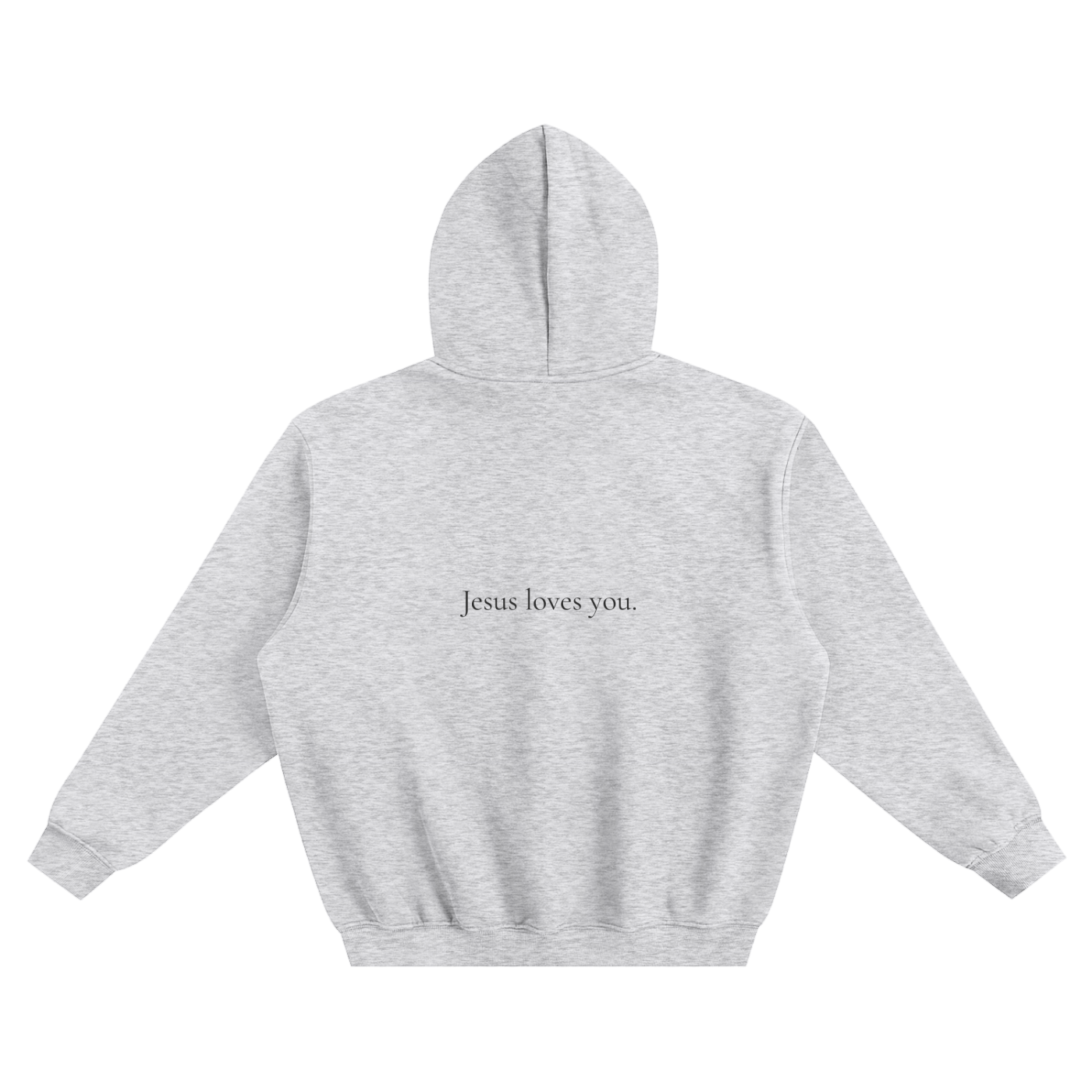 Jesus Loves You Fleeced Boxy Hoodie