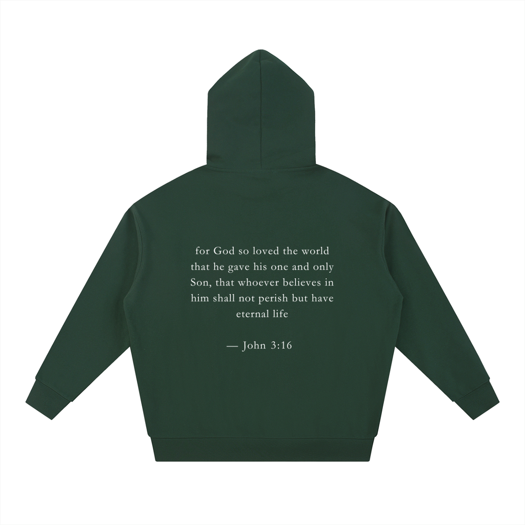 John 3: 16 Essential Heavyweight Hoodie